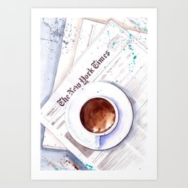 Cup of coffee Art Print