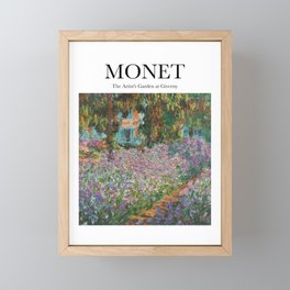 Monet - The Artist's Garden at Giverny Framed Mini Art Print