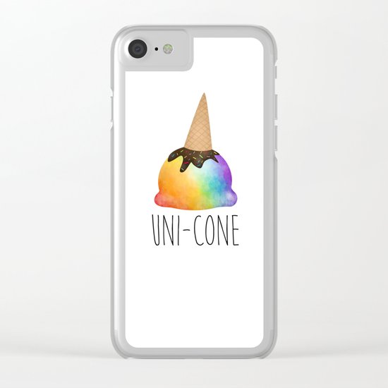 Uni-cone Clear iPhone Case