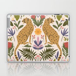 Modern colorful folk style cheetah print  Laptop & iPad Skin