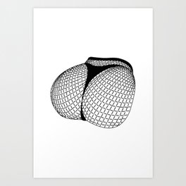 fishnet 2 Art Print