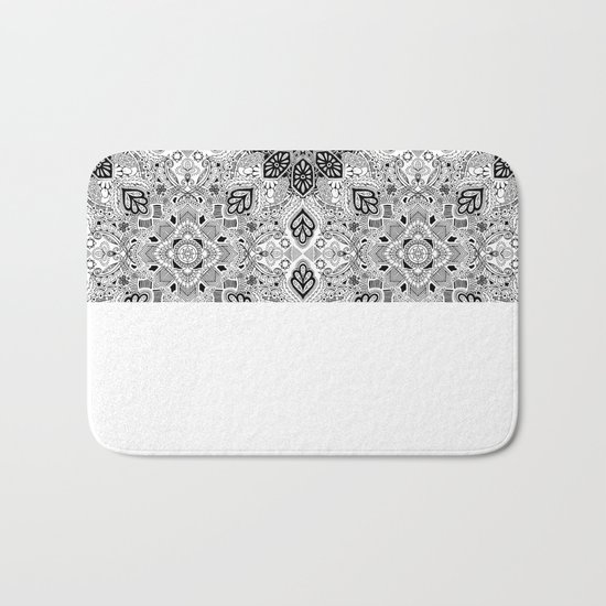 Gypsy Lace in Monochrome Bath Mat