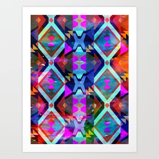 Diamond Fiesta Art Print