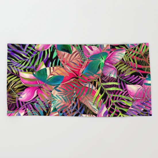 My Tropical Garden 2 Beach Towel
