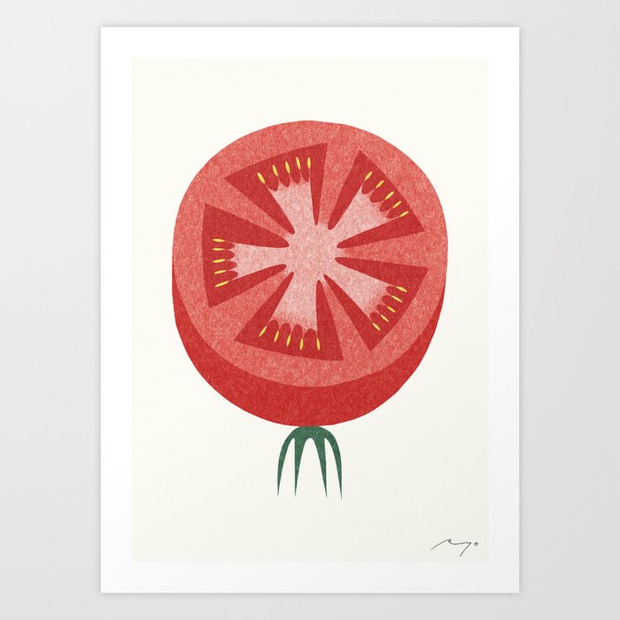 Tomato Art Print