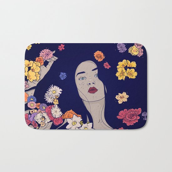 Spring Beauty Bath Mat