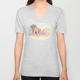 Octopus V Neck T Shirt