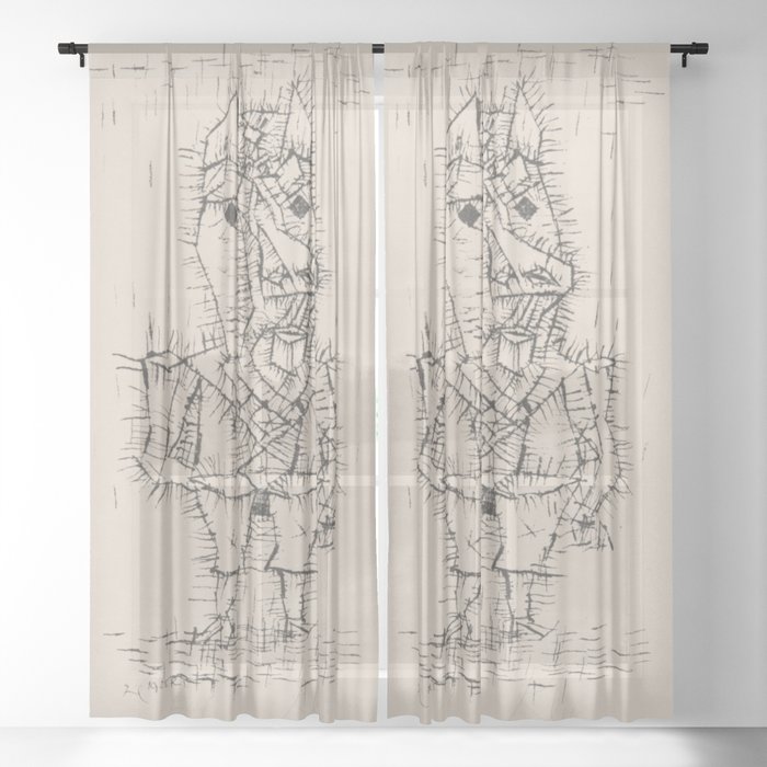 Paul Klee - Ass Sheer Curtain