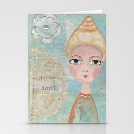 Happy soul Stationery Cards