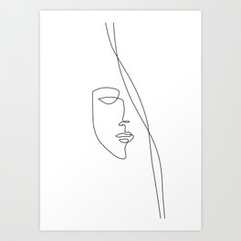 Half Face Art Prints For Any Decor Style Society6 Half Face Art Prints For Any Decor Style Society6