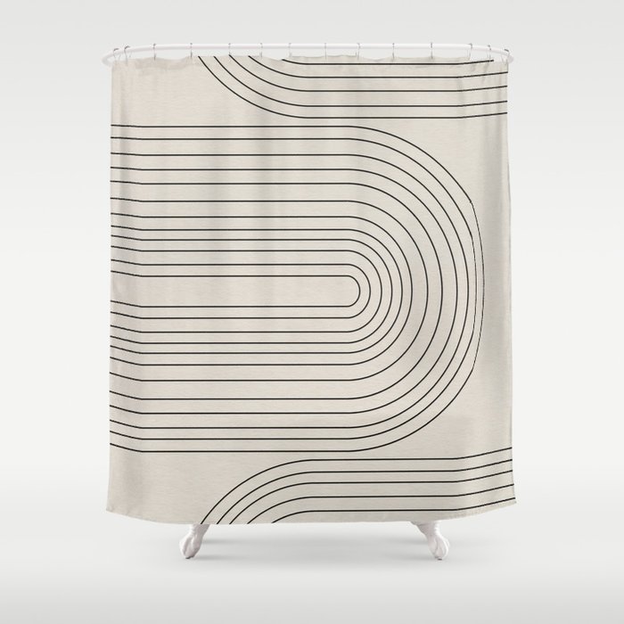 Arch Art, Modern Pattern, Mid Century  Shower Curtain