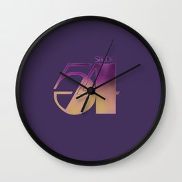 Studio 54 Wall Clock | Pop Art, Vector, Graphicdesign, Studio 54, Oil, Ink, Stencil, Illustration, Typography, Acrylic 