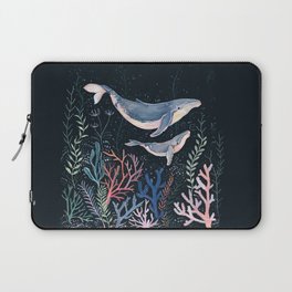 Whales and Coral Laptop Sleeve