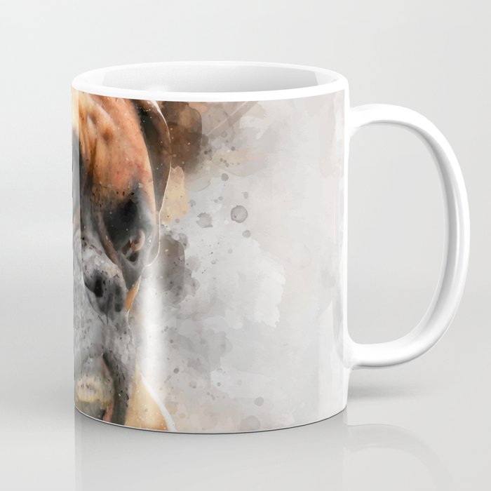 Boxer Dog Thinking Coffee Mug By Creativeaxle Society6 Boxer Dog Thinking Coffee Mug