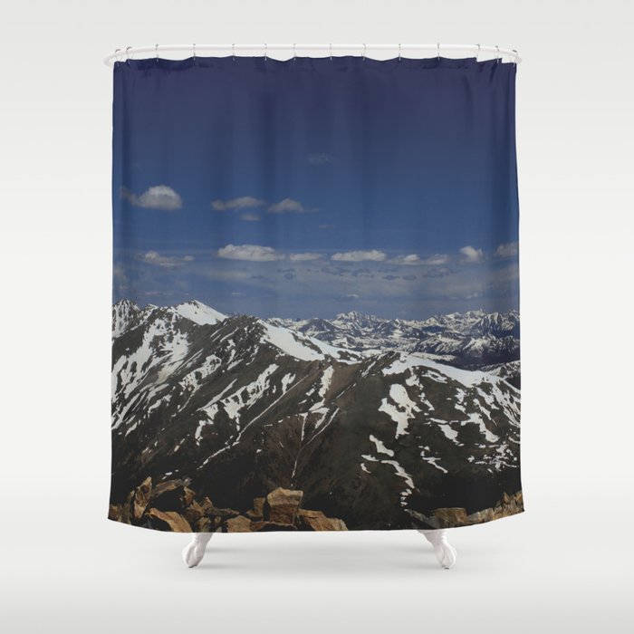 From The Top Of Rockies Shower Curtain By Shelbybodine Society6 From The Top Of Rockies Shower Curtain
