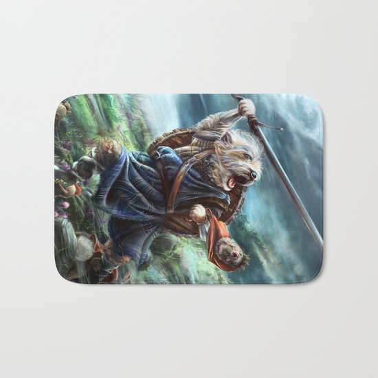 Bruno the Brave Bath Mat