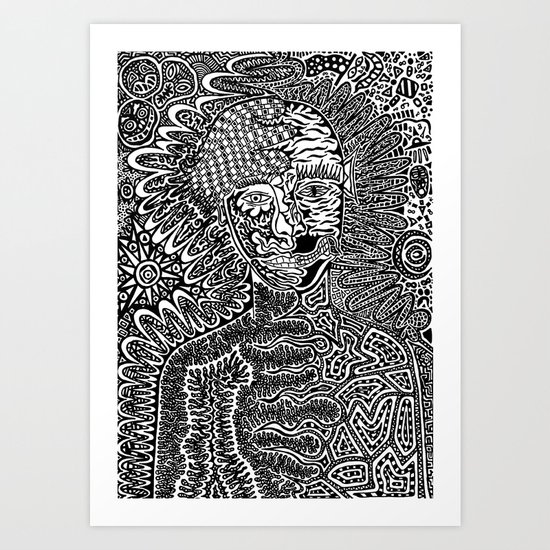Heath Ledger-esque Art Print