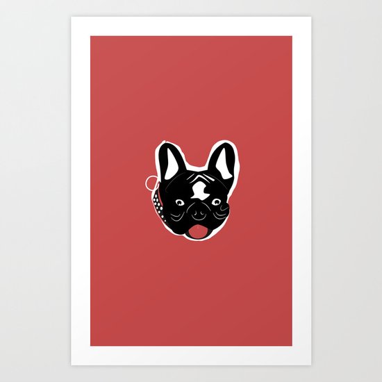 french bulldog Art Print