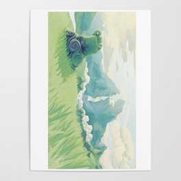 Dueling Peaks landscape Poster