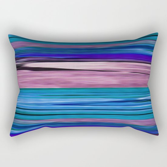 Abstract pattern . lilac blue . Rectangular Pillow