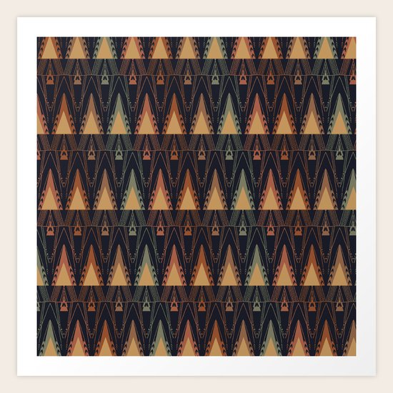 Triangles Art Print