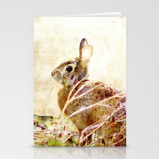 Spring Bunny Stationery Cards