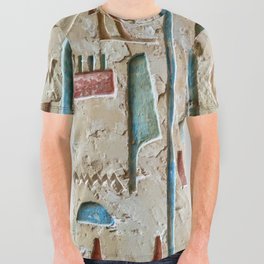 Ancient Egyptian Hieroglyphics All Over Graphic Tee
