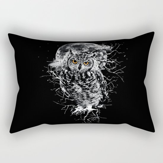 OWL BW II Rectangular Pillow