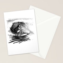 Surfer Girl - Catch a wave Stationery Cards