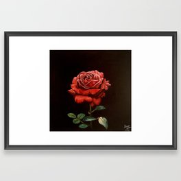 Passion Rose Framed Art Print