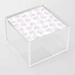Flip Flops Purple Acrylic Box