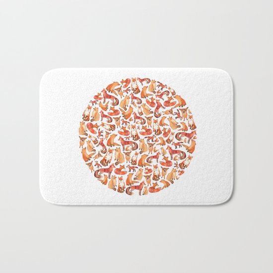 Fox Circle. Bath Mat
