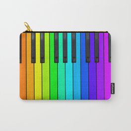Rainbow Piano Keyboard  Carry-All Pouch