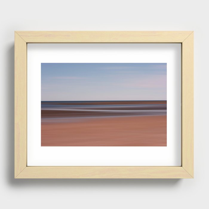 Lines in the sand Recessed Framed Print
