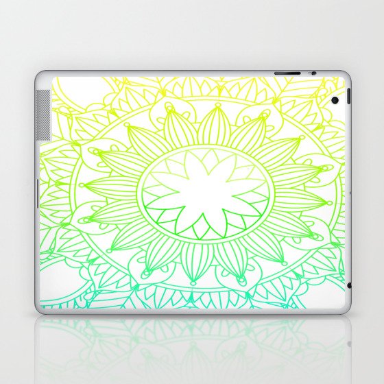 Rainbow mandala Laptop & iPad Skin