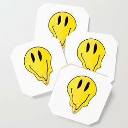 Smiley Melting (Yellow) Coaster