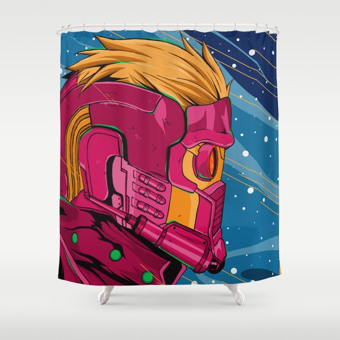 Starlord Guardians of the galaxy Shower Curtain