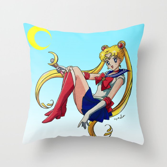 Sailor Moon | Drawing  Throw Pillow