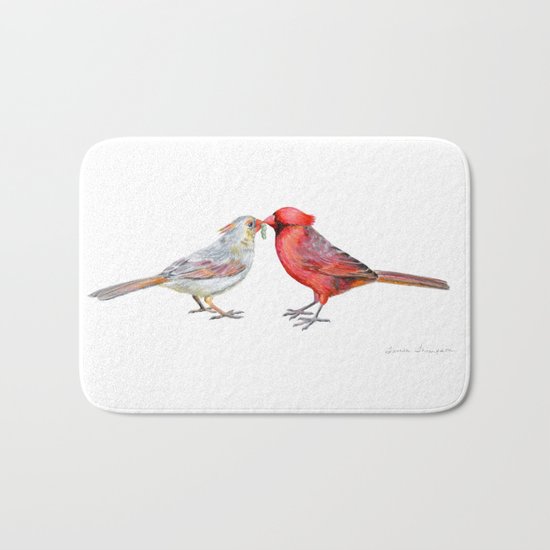 I Grub You by Teresa Thompson Bath Mat