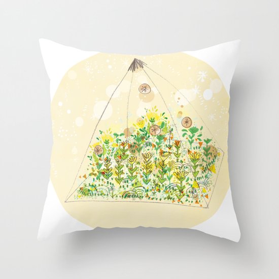 Greenhouse Throw Pillow