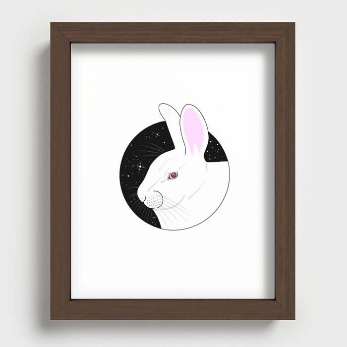 Yoshikaze in space Recessed Framed Print