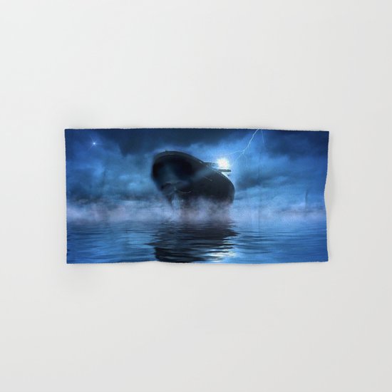 Ghost Ship Guided by Star Hand & Bath Towel