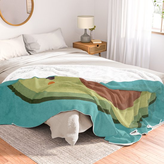 Cute Kawaii Avocado Throw Blanket By Wordsberry Society6