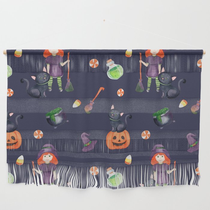 Halloween Pattern Wall Hanging