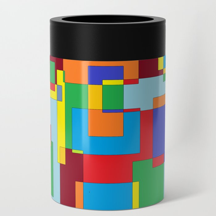 color blocks Can Cooler