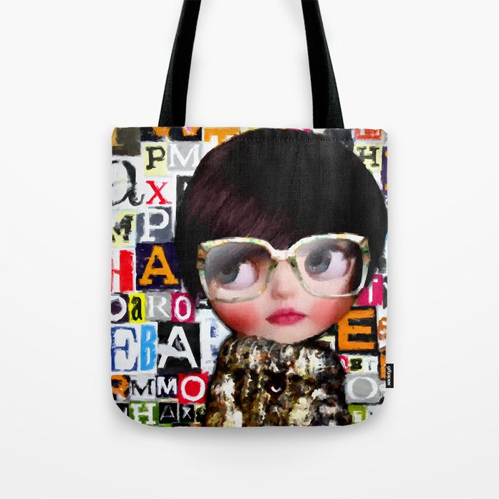 Letters Tote Bag
