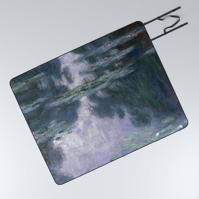 Monet, water lilies or nympheas 1 water lily Picnic Blanket