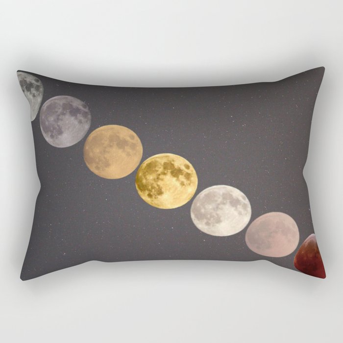 Many Moons Rectangular Pillow
