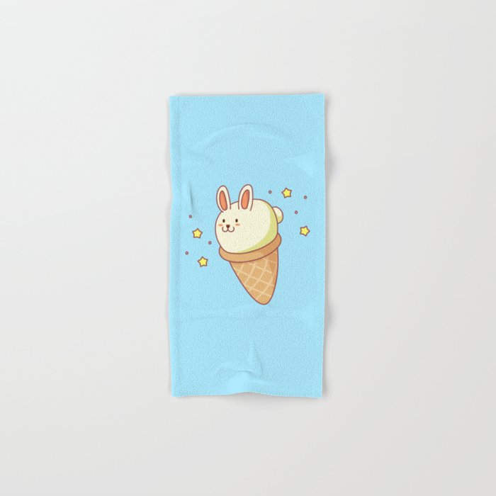 Bunny-lla Ice Cream Hand & Bath Towel
