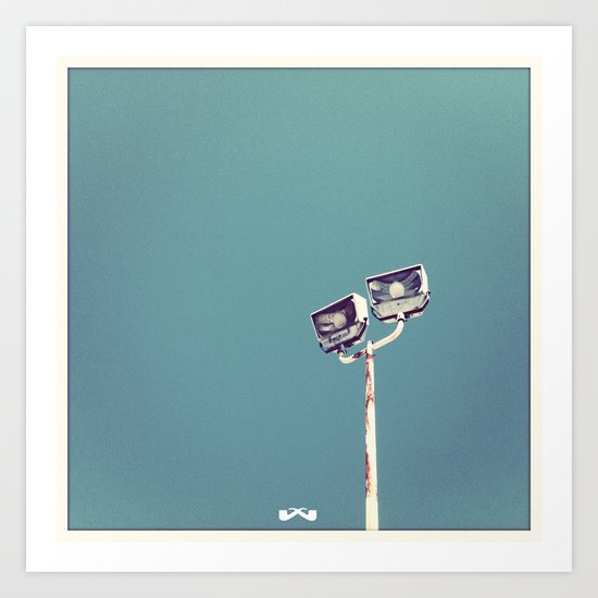 Skewered Light. Art Print
